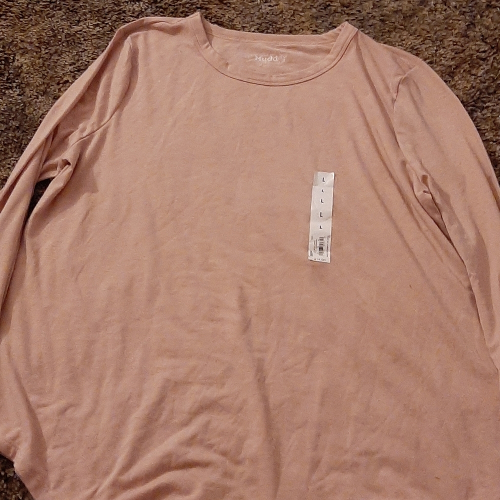 Long Sleeve Pale Pink Shirt
